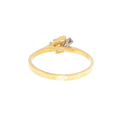 18ct Yellow Gold Bypass Multistone Diamond Ring - Mega Cash Sydney