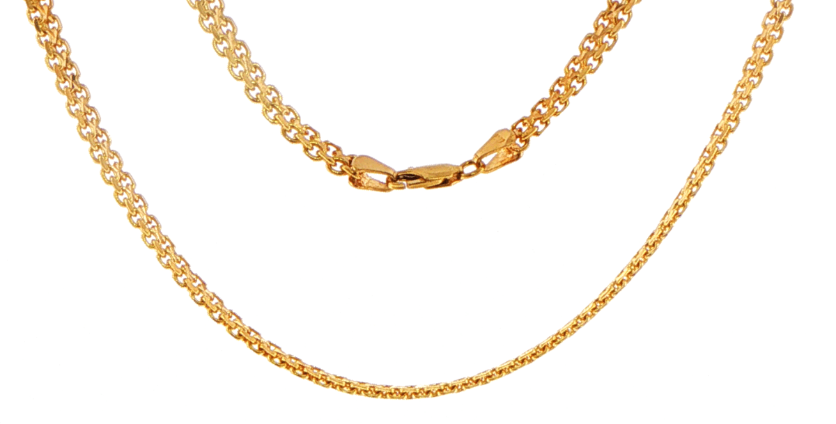 18ct Yellow Gold Byzantine Interlocking Chain Necklace - Mega Cash Sydney