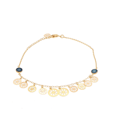 18ct Yellow Gold Charm Bracelet/Anklet - Mega Cash Sydney