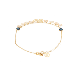 18ct Yellow Gold Charm Bracelet/Anklet - Mega Cash Sydney