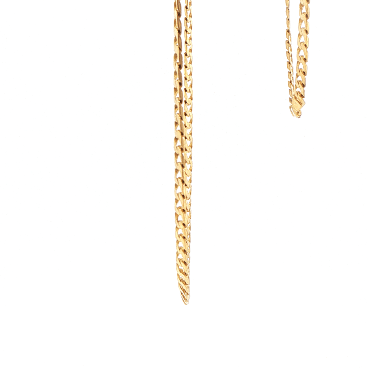 18ct Yellow Gold Classic Flat Curb Link Chain Necklace - Mega Cash Sydney