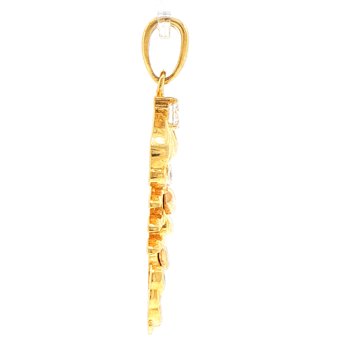 18ct Yellow Gold Cubic Zirconia Scorpion Pendant - Mega Cash Sydney