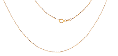 18ct Yellow Gold Delicate Fine Link Chain Necklace - Mega Cash Sydney