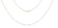 18ct Yellow Gold Delicate Fine Link Chain Necklace - Mega Cash Sydney