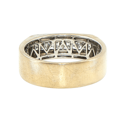 18ct Yellow Gold Diamond Channel Set Band Ring - Mega Cash Sydney