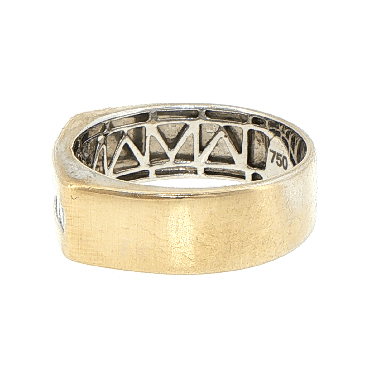 18ct Yellow Gold Diamond Channel Set Band Ring - Mega Cash Sydney
