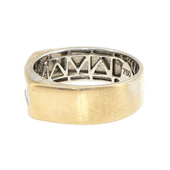18ct Yellow Gold Diamond Channel Set Band Ring - Mega Cash Sydney