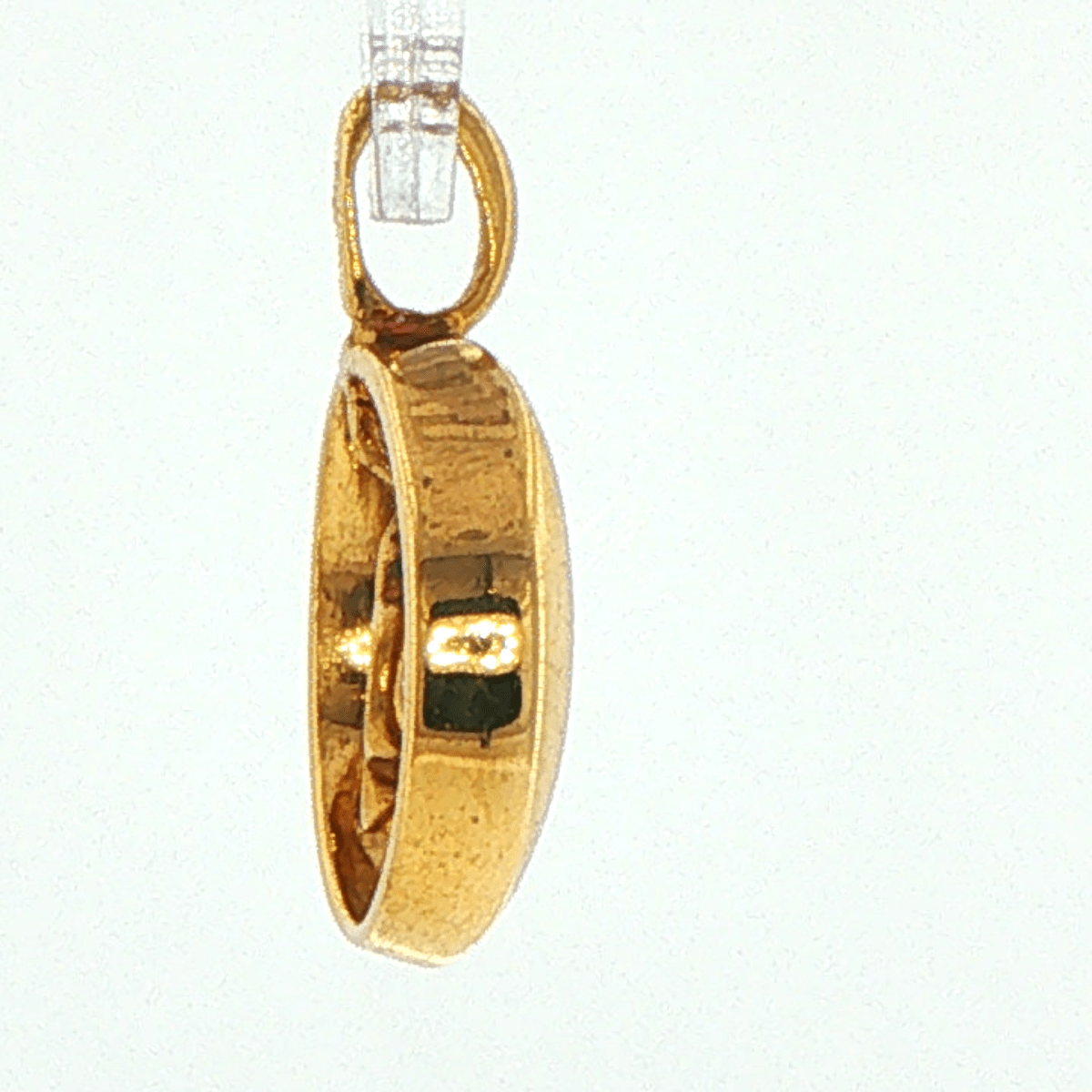 18ct Yellow Gold Diamond Circle Pendant - Mega Cash Sydney