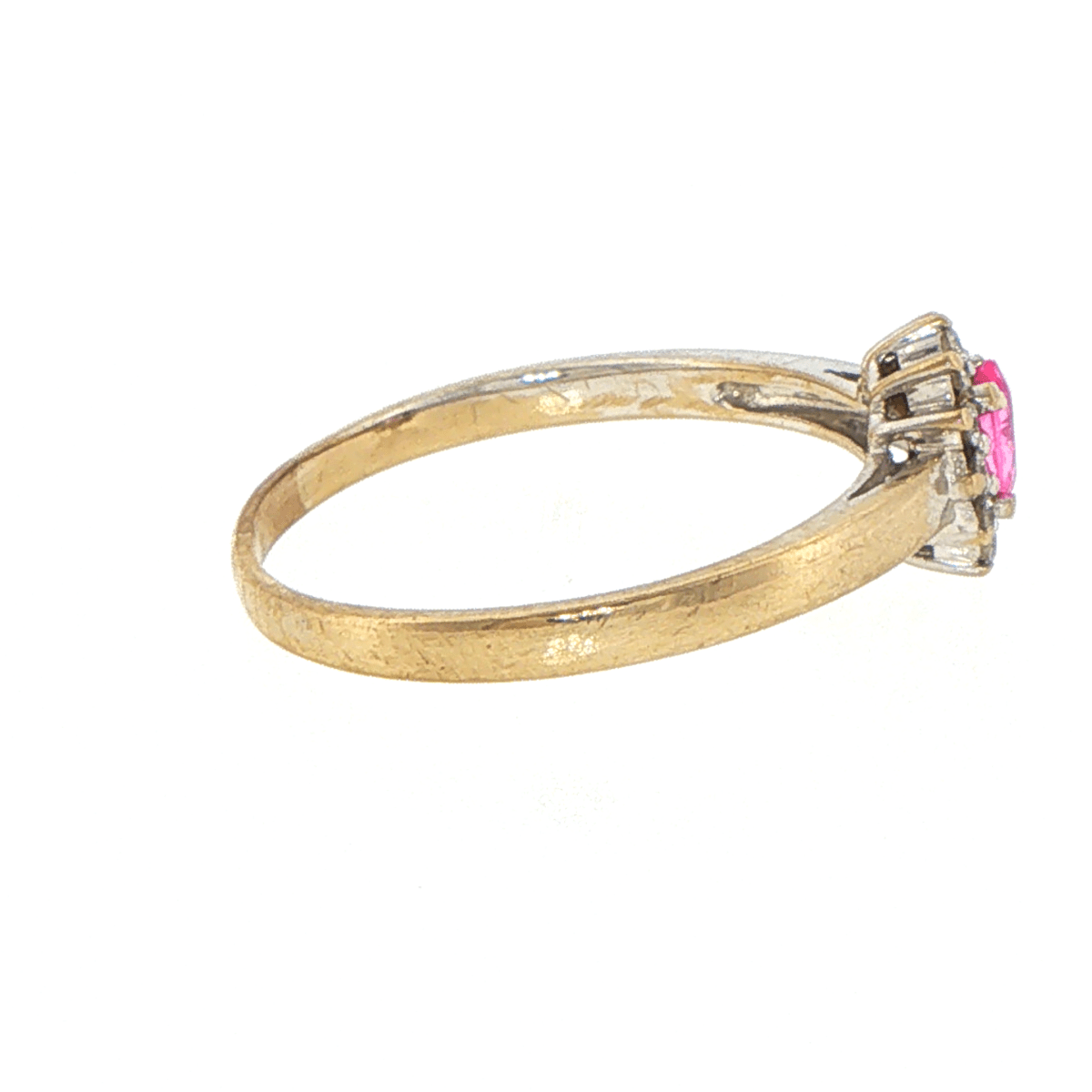 18ct Yellow Gold Diamond Halo Ring - Mega Cash Sydney
