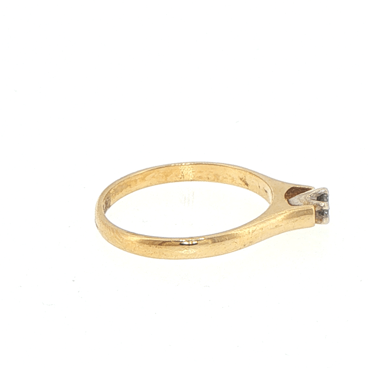 18ct Yellow Gold Diamond Solitaire Ring - Mega Cash Sydney