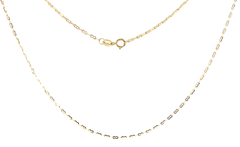 18ct Yellow Gold Figure-Eight Link Chain Necklace - Mega Cash Sydney