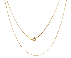 18ct Yellow Gold Fine Chain Necklace with Spring Ring Clasp - Mega Cash Sydney
