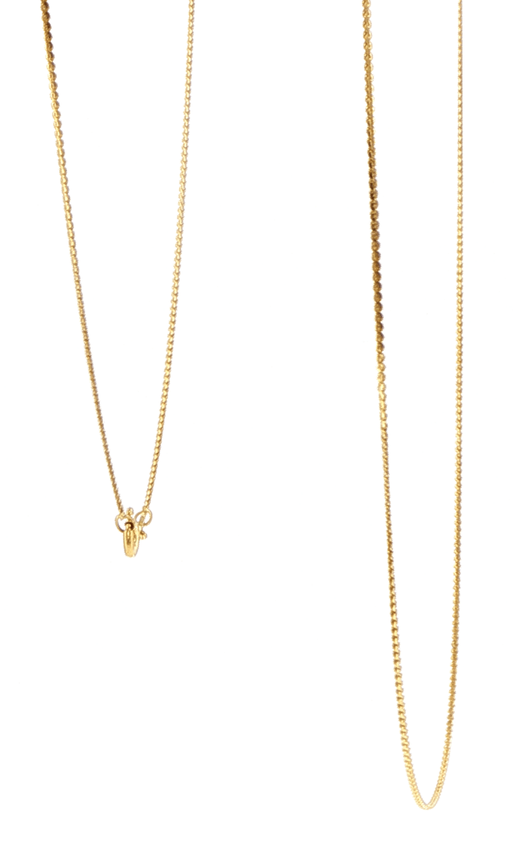 18ct Yellow Gold Fine Chain Necklace with Spring Ring Clasp - Mega Cash Sydney