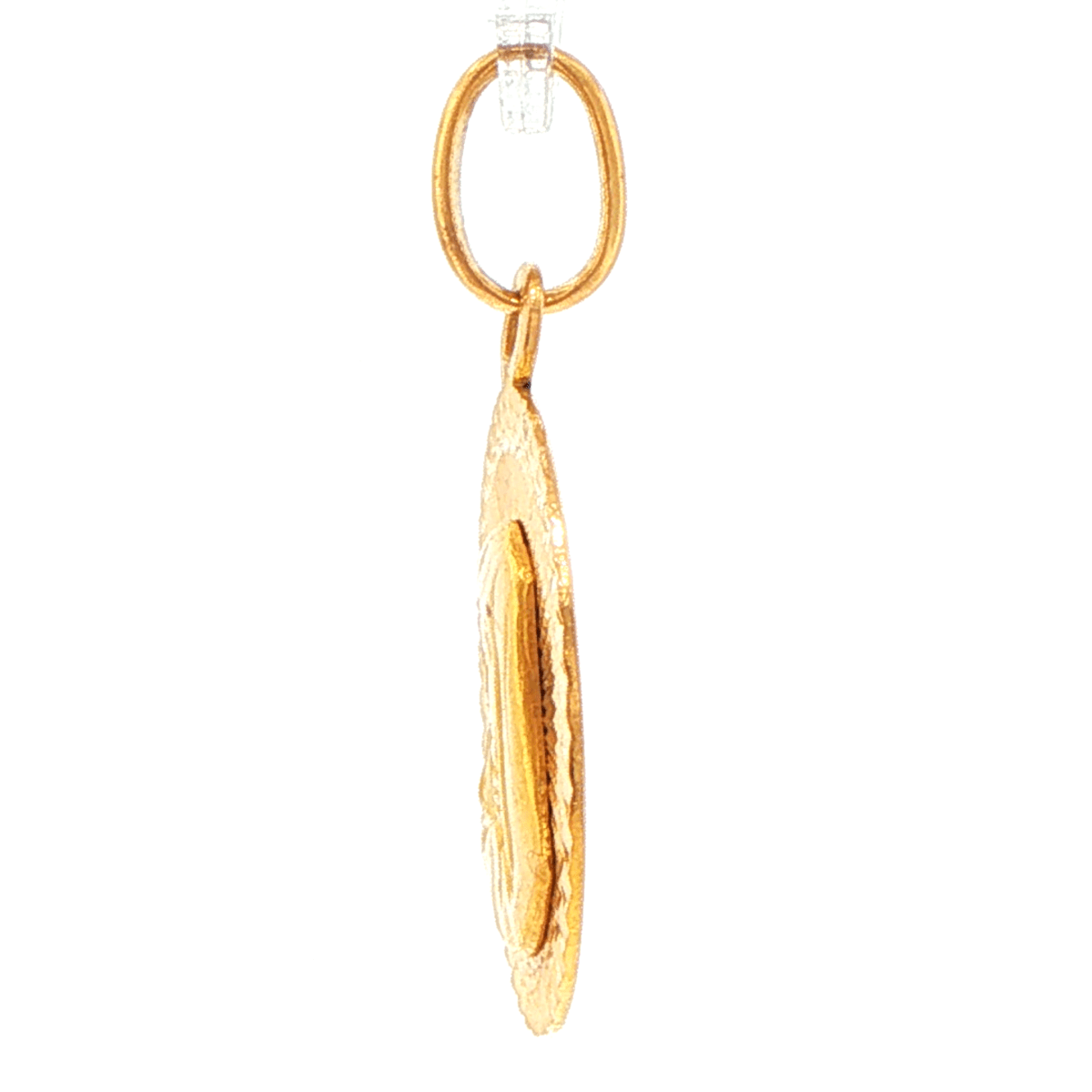 18ct Yellow Gold Madonna Medallion Pendant with Sunburst Detail - Mega Cash Sydney