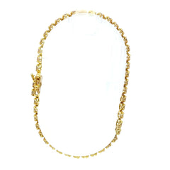 18ct Yellow Gold Round Diamond Tennis Bracelet - Mega Cash Sydney