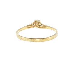 18ct Yellow Gold Split Shank Diamond Solitaire Ring - Mega Cash Sydney