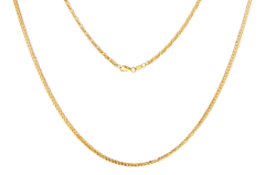 18ct Yellow Gold Woven Chain Necklace - Mega Cash Sydney
