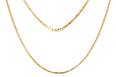 18ct Yellow Gold Woven Chain Necklace - Mega Cash Sydney