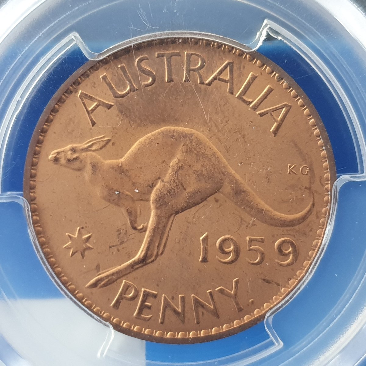 1959 - Y. AUSTRALIAN PENNY - PR64RB - Mega Cash Sydney