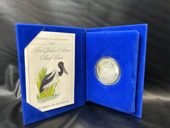 1991 Jabiru $10 Silver Proof Coin The Birds Of Australia - Mega Cash Sydney