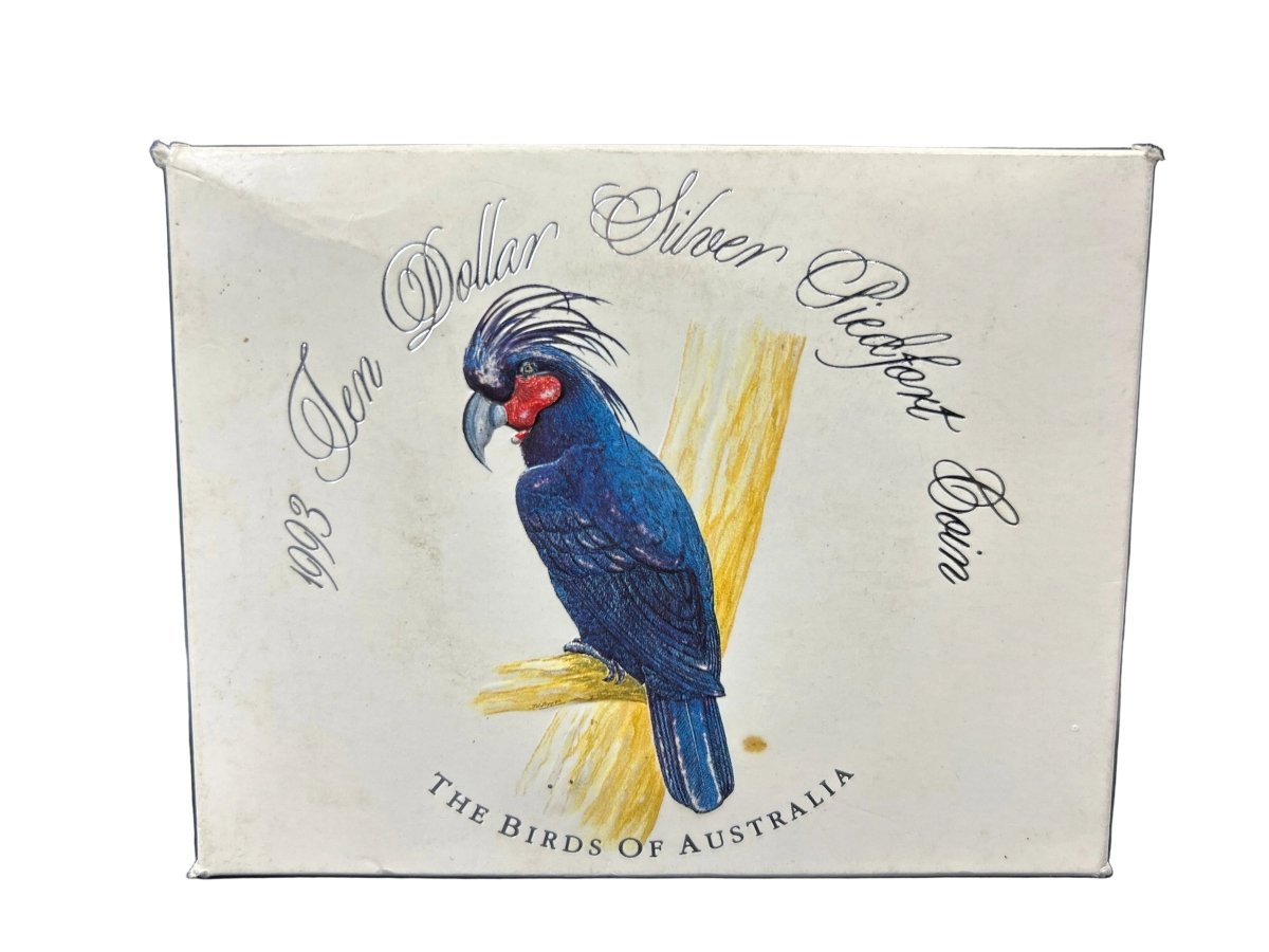 1993 Palm Cockatoo $10 Silver Piedfort Coin The Birds Of Australia - Mega Cash Sydney