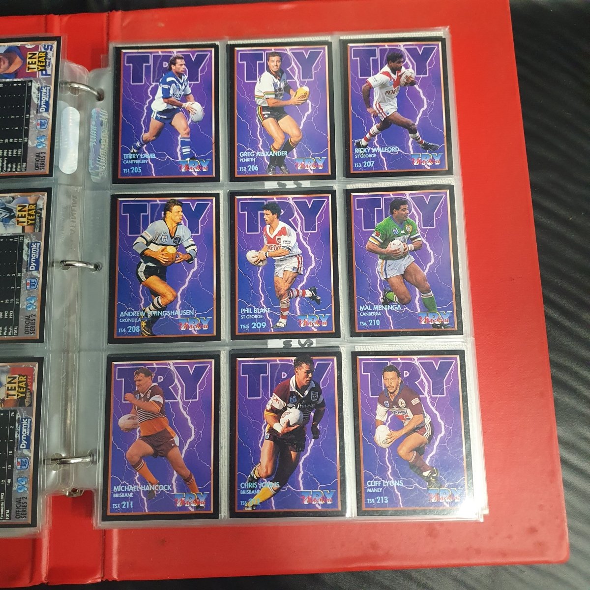 1994 & 1995 Dynamic Rugby League Series 1 Base Team Set - Plus More - Not Complete - Mega Cash Sydney