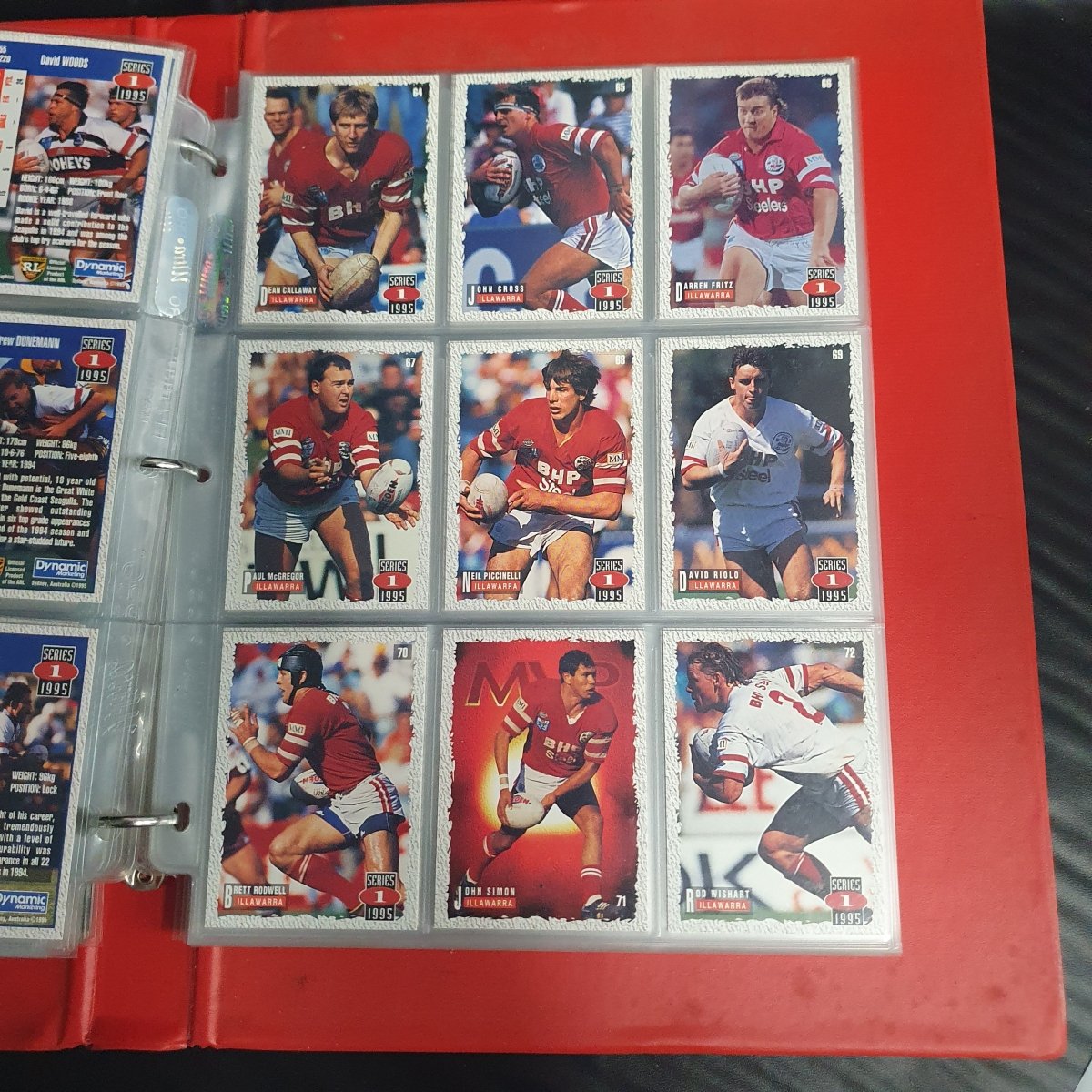 1994 & 1995 Dynamic Rugby League Series 1 Base Team Set - Plus More - Not Complete - Mega Cash Sydney