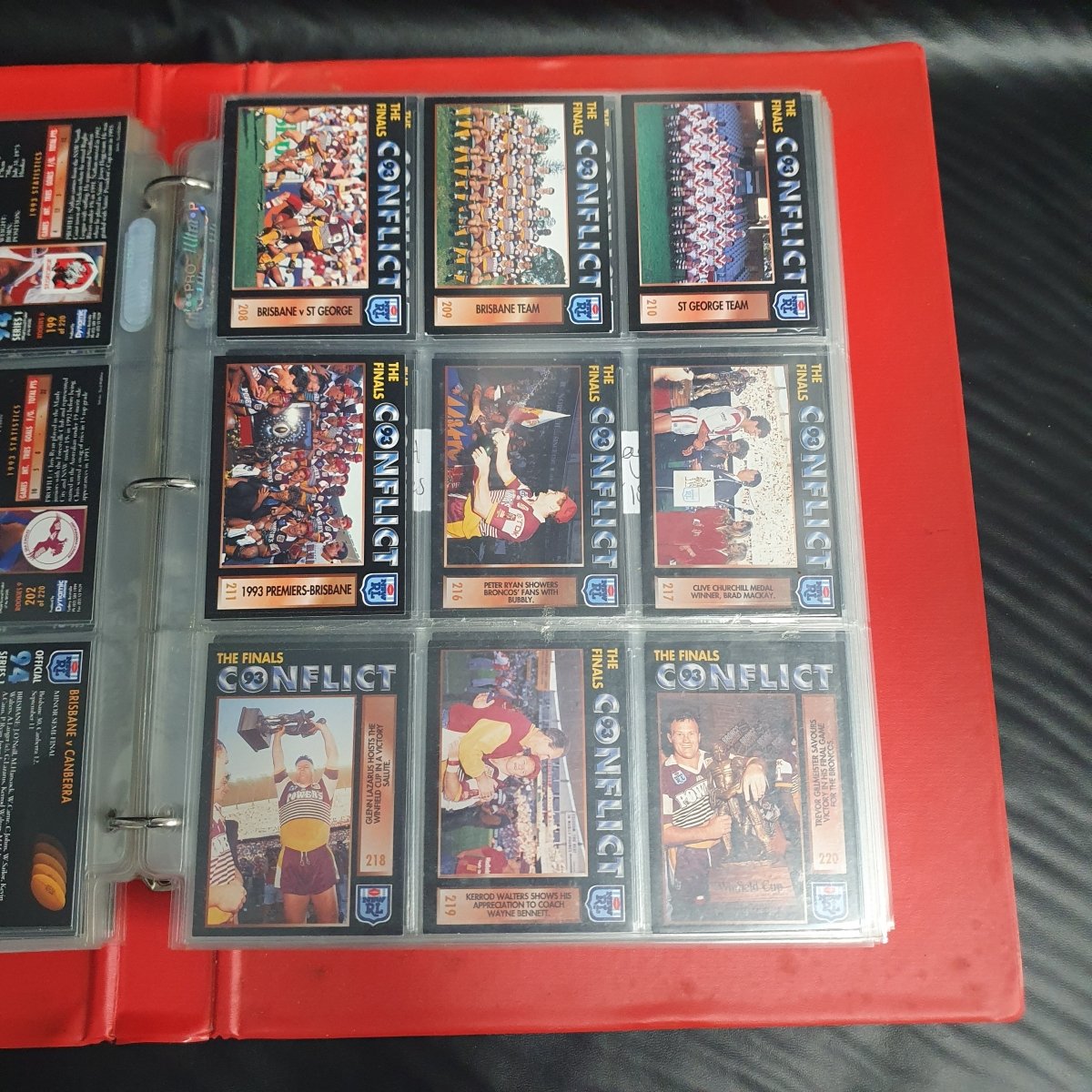 1994 & 1995 Dynamic Rugby League Series 1 Base Team Set - Plus More - Not Complete - Mega Cash Sydney