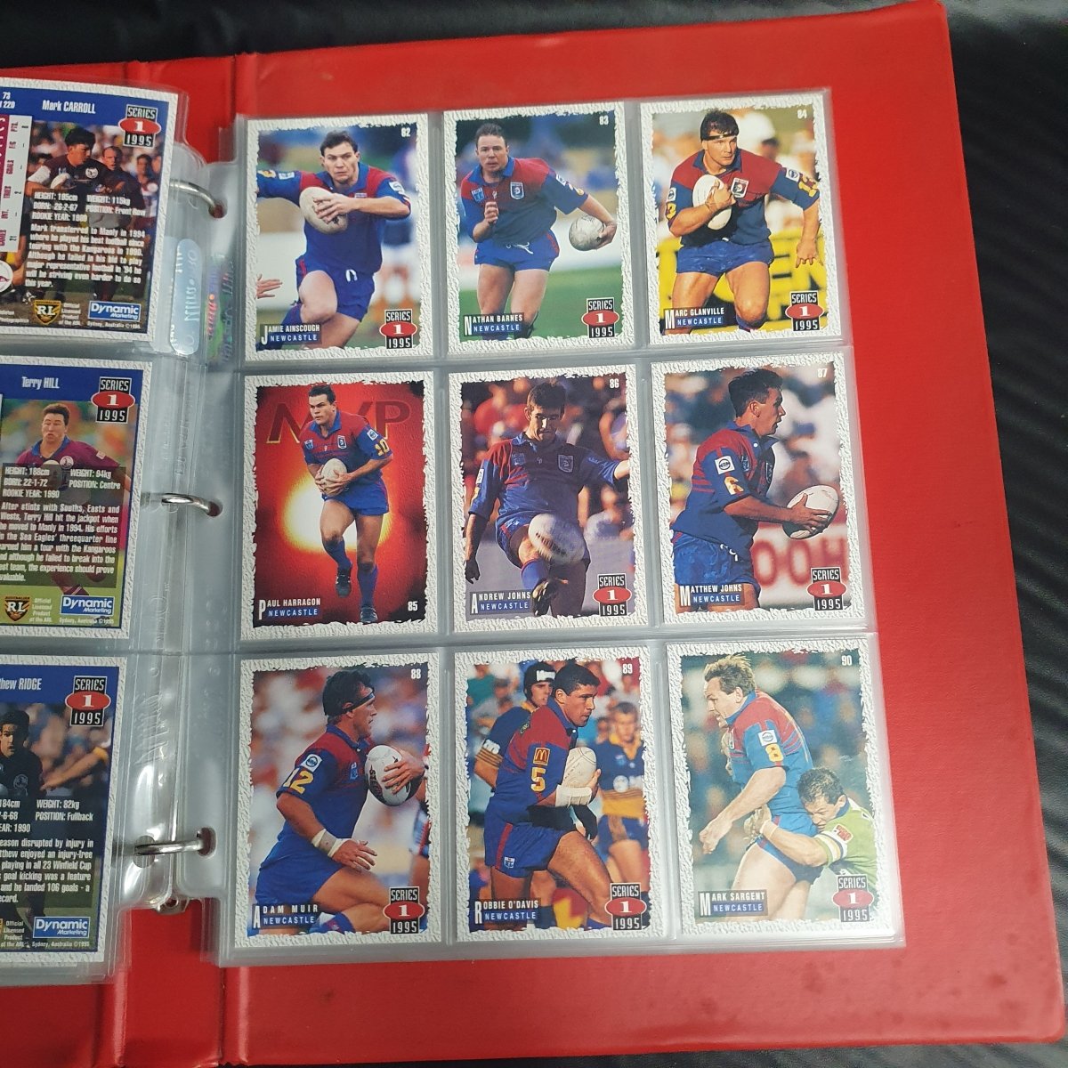 1994 & 1995 Dynamic Rugby League Series 1 Base Team Set - Plus More - Not Complete - Mega Cash Sydney