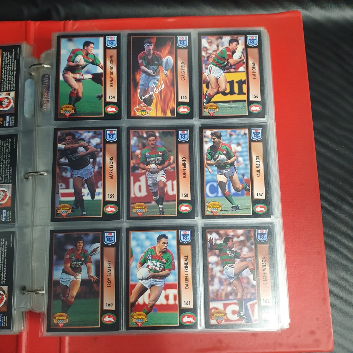 1994 & 1995 Dynamic Rugby League Series 1 Base Team Set - Plus More - Not Complete - Mega Cash Sydney