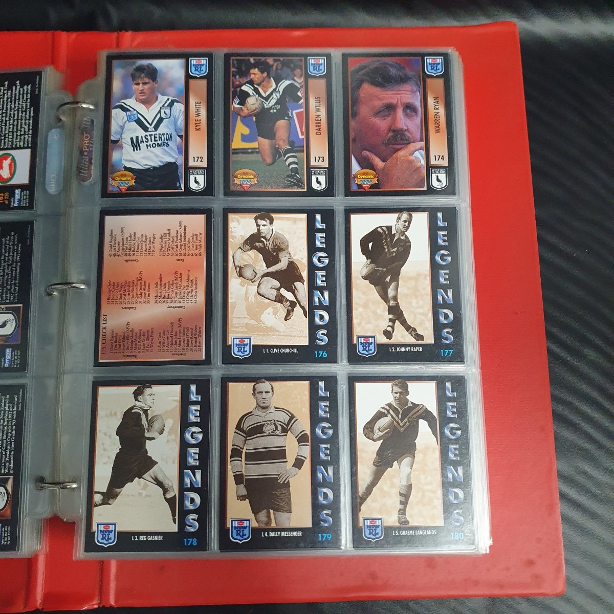 1994 & 1995 Dynamic Rugby League Series 1 Base Team Set - Plus More - Not Complete - Mega Cash Sydney