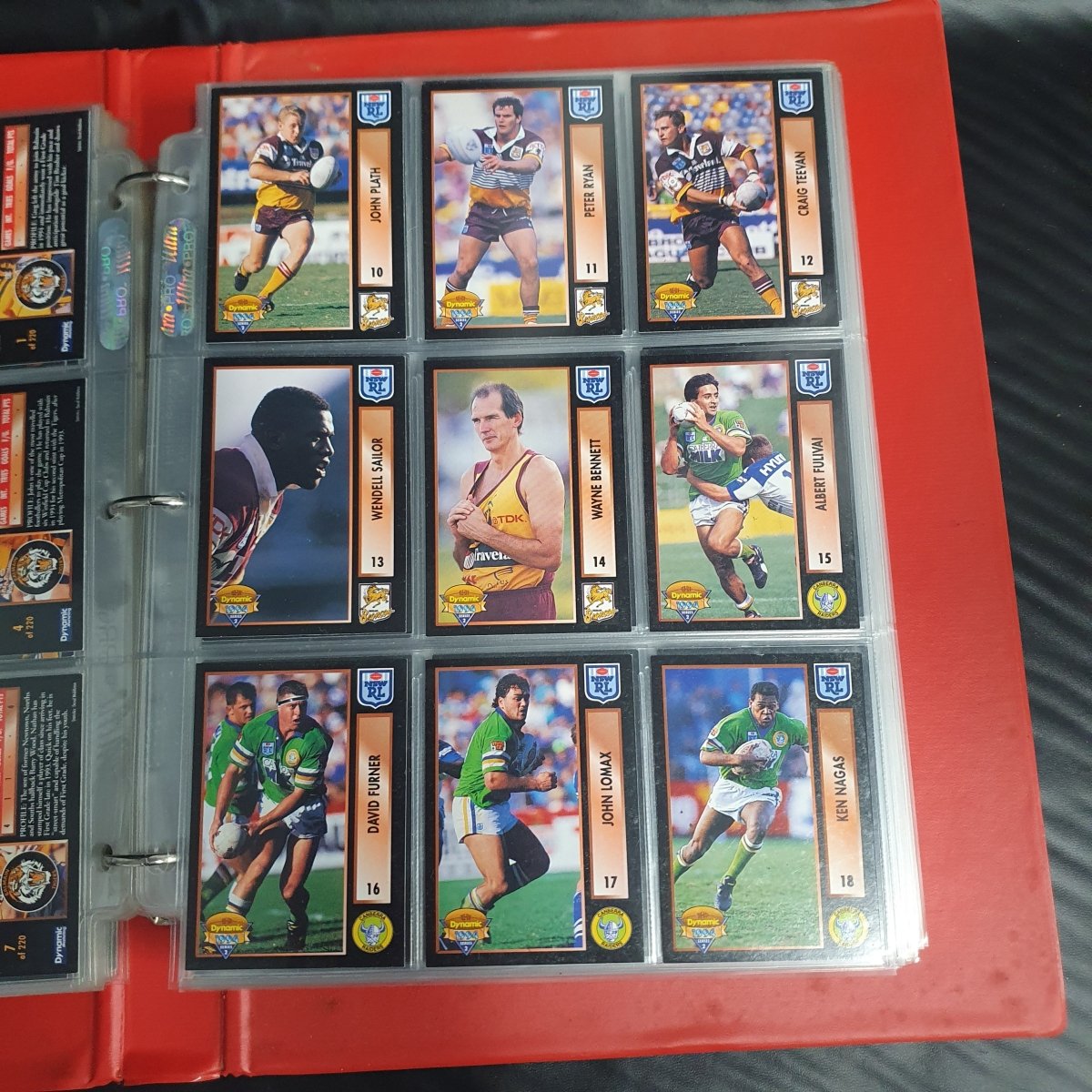 1994 & 1995 Dynamic Rugby League Series 1 Base Team Set - Plus More - Not Complete - Mega Cash Sydney