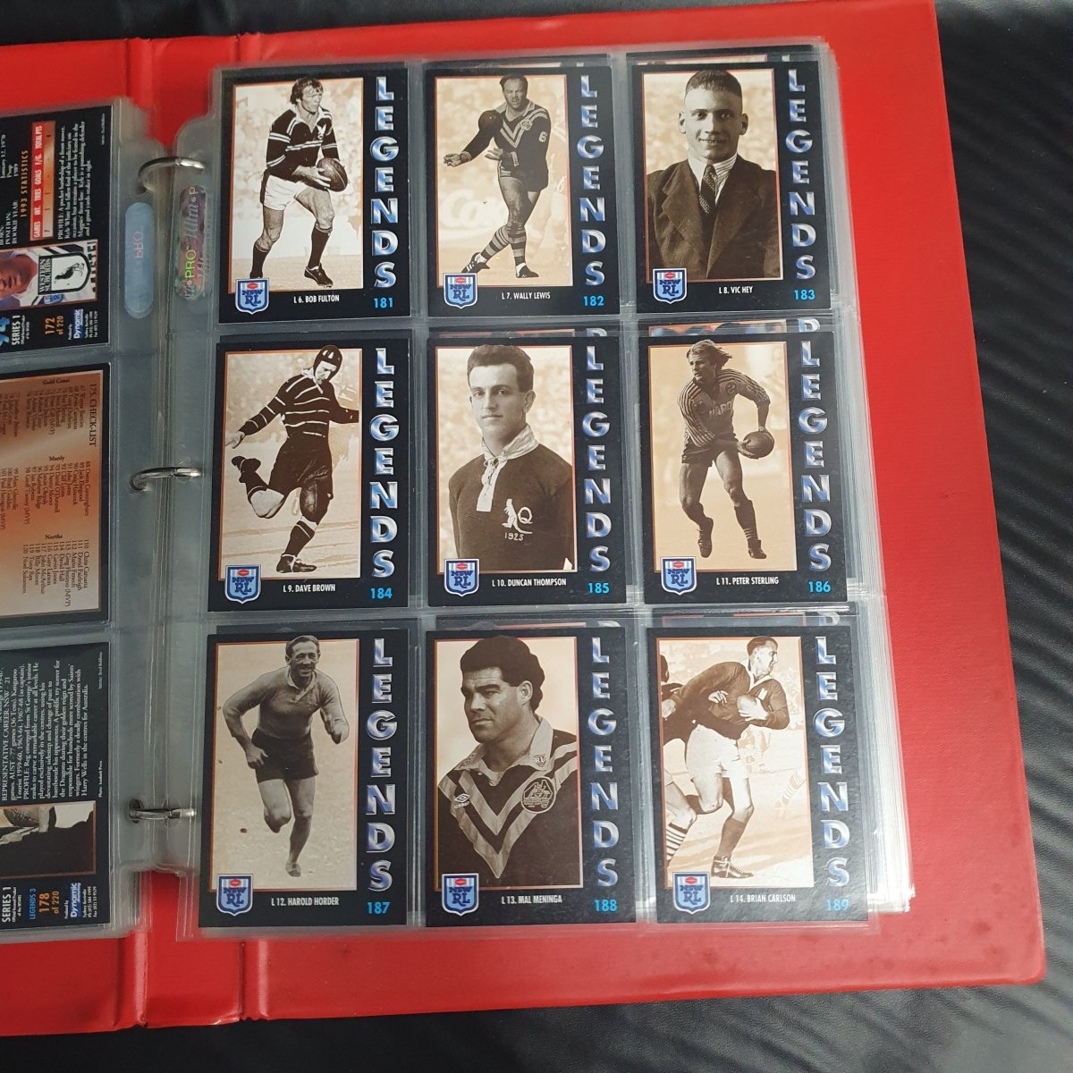 1994 & 1995 Dynamic Rugby League Series 1 Base Team Set - Plus More - Not Complete - Mega Cash Sydney