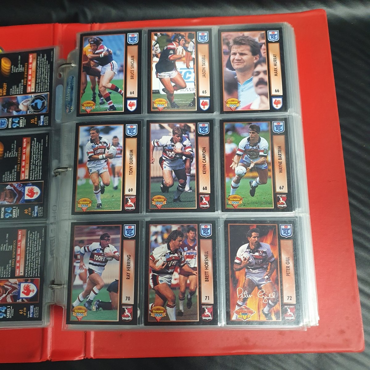 1994 & 1995 Dynamic Rugby League Series 1 Base Team Set - Plus More - Not Complete - Mega Cash Sydney