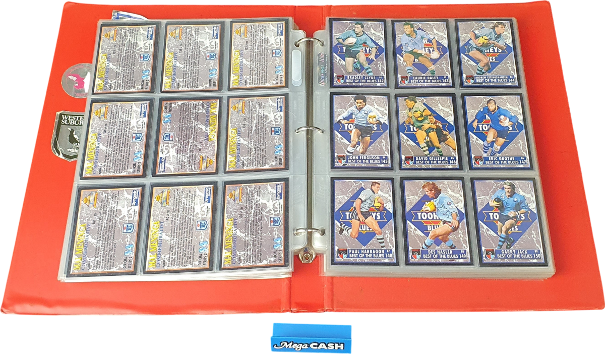 1994 & 1995 Dynamic Rugby League Series 1 Base Team Set - Plus More - Not Complete - Mega Cash Sydney