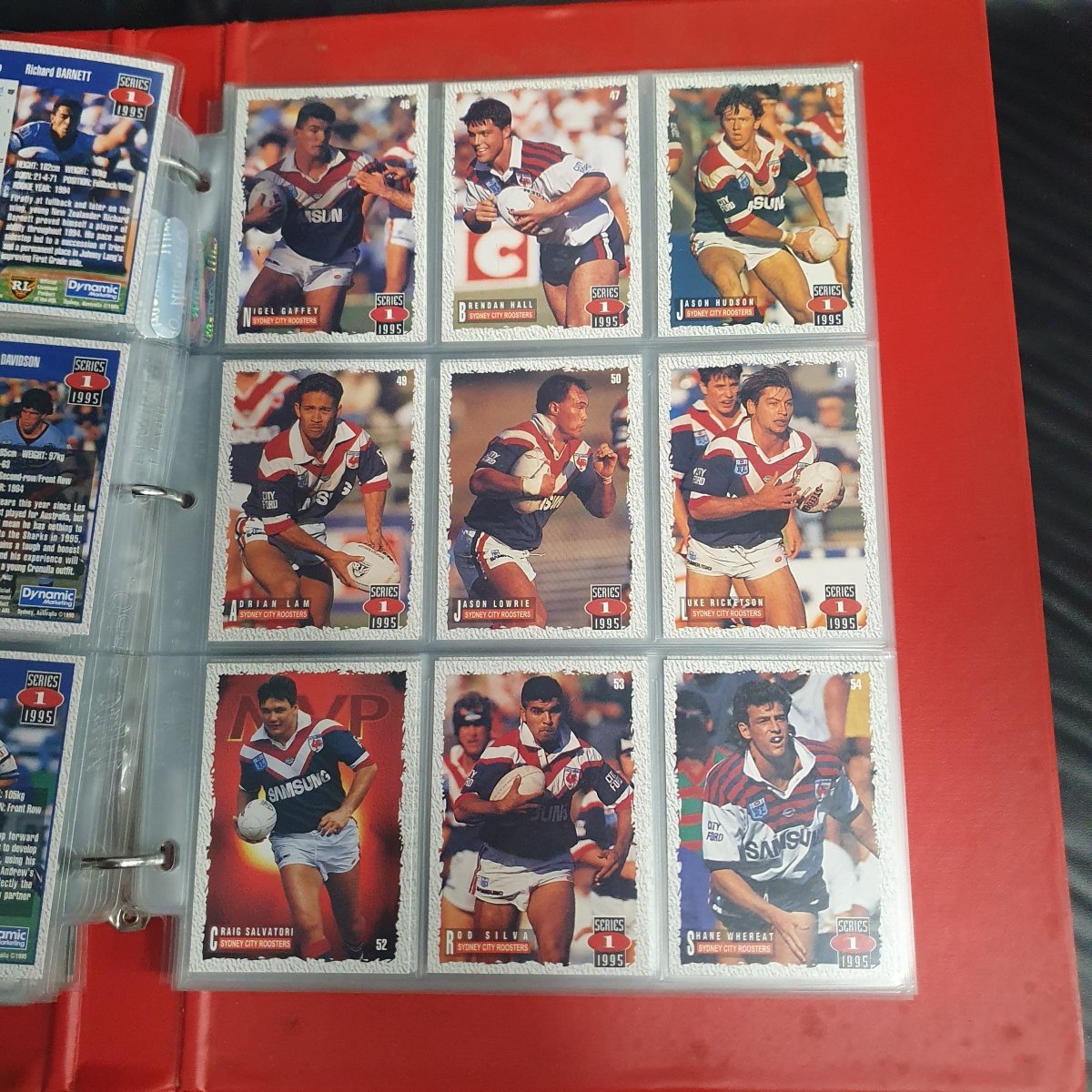 1994 & 1995 Dynamic Rugby League Series 1 Base Team Set - Plus More - Not Complete - Mega Cash Sydney