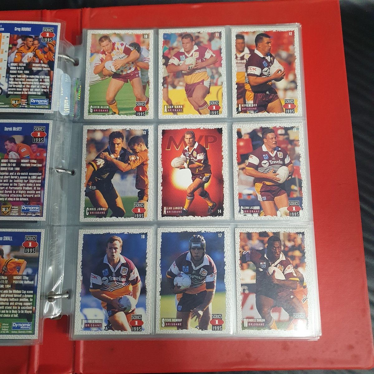 1994 & 1995 Dynamic Rugby League Series 1 Base Team Set - Plus More - Not Complete - Mega Cash Sydney