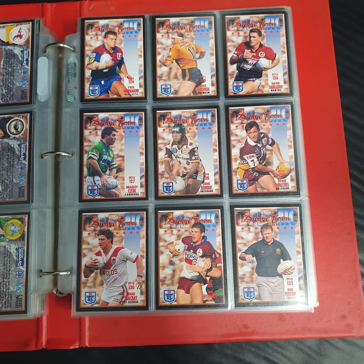 1994 & 1995 Dynamic Rugby League Series 1 Base Team Set - Plus More - Not Complete - Mega Cash Sydney