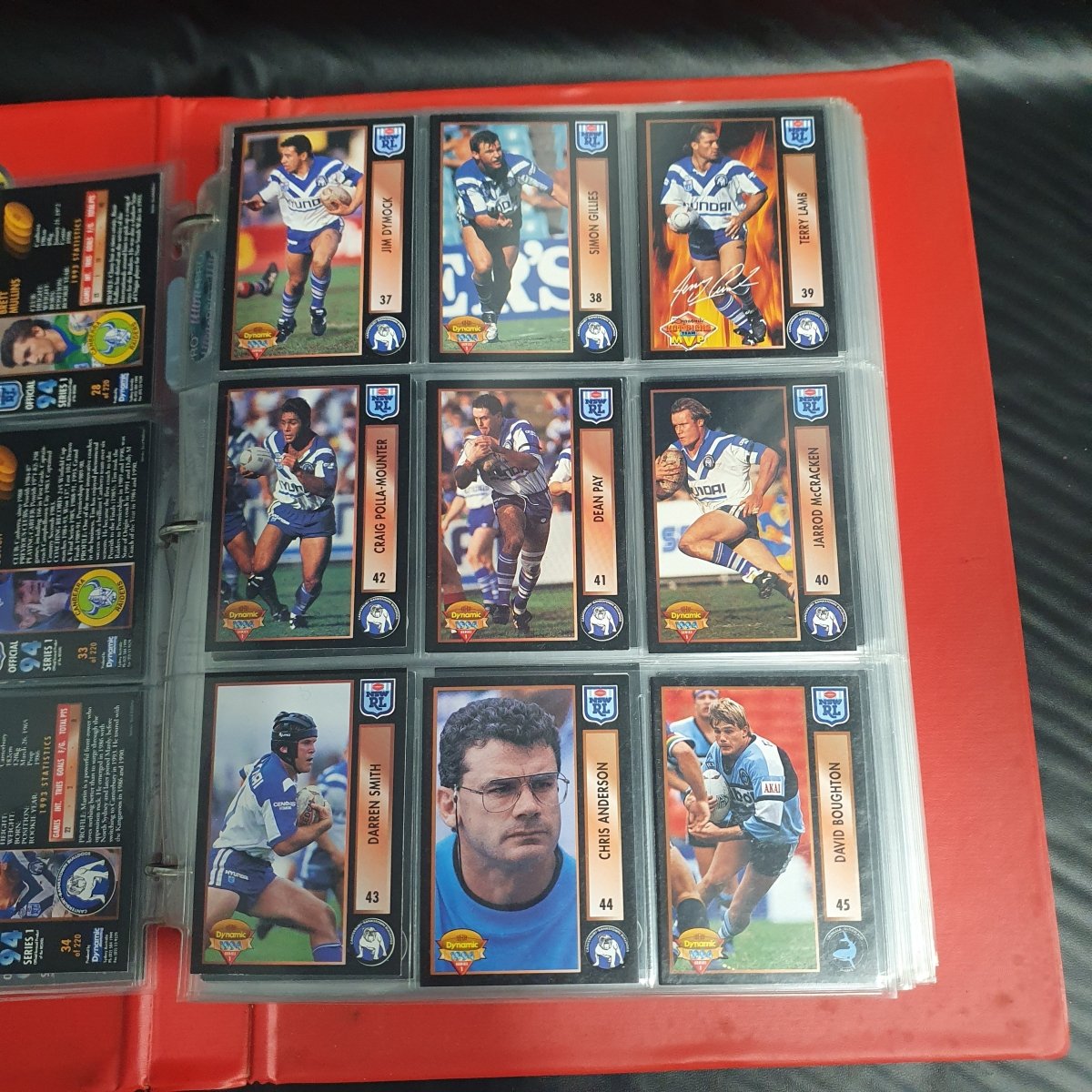 1994 & 1995 Dynamic Rugby League Series 1 Base Team Set - Plus More - Not Complete - Mega Cash Sydney