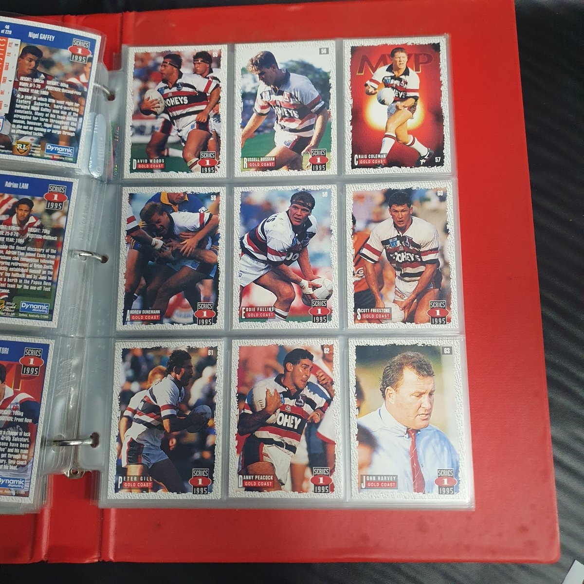 1994 & 1995 Dynamic Rugby League Series 1 Base Team Set - Plus More - Not Complete - Mega Cash Sydney