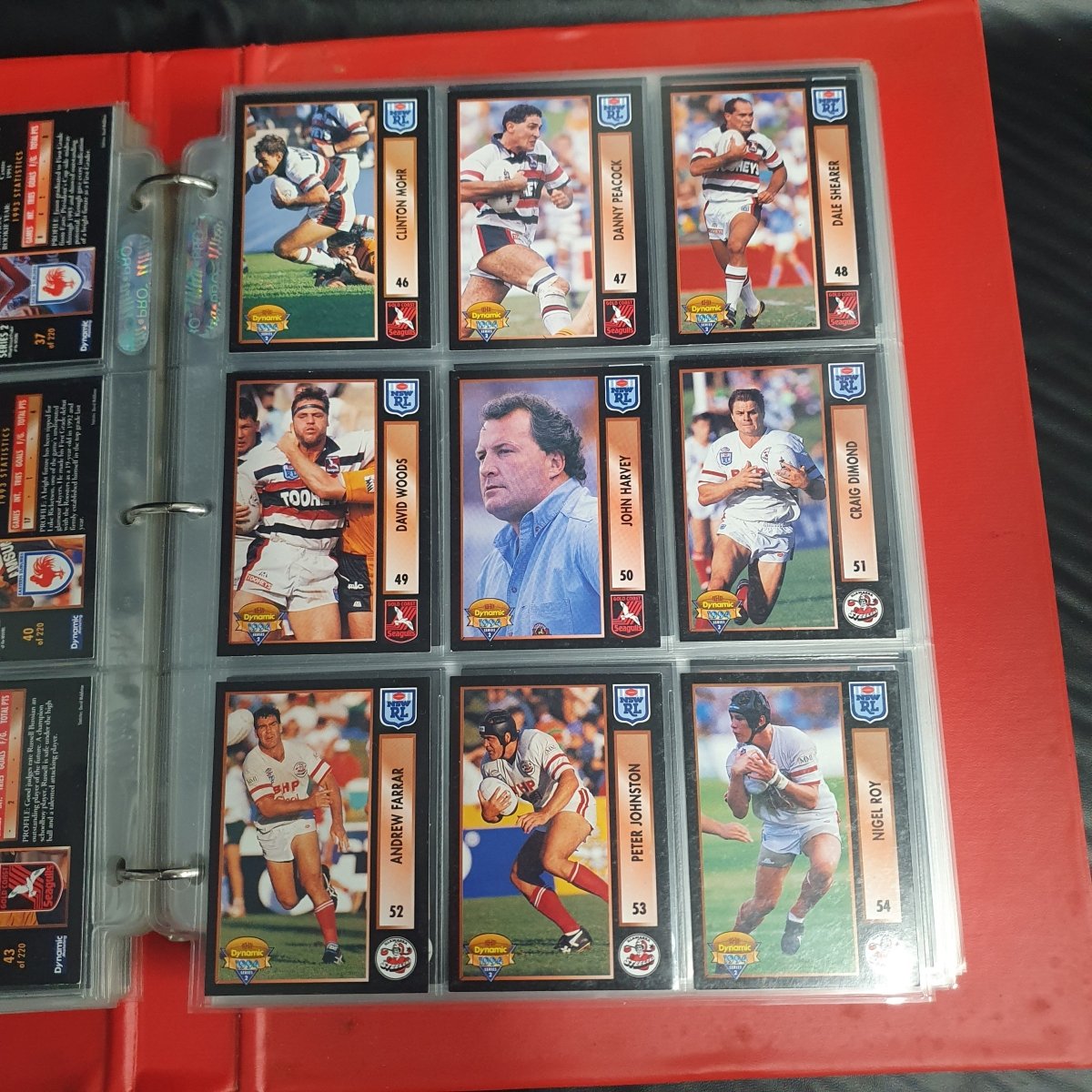 1994 & 1995 Dynamic Rugby League Series 1 Base Team Set - Plus More - Not Complete - Mega Cash Sydney