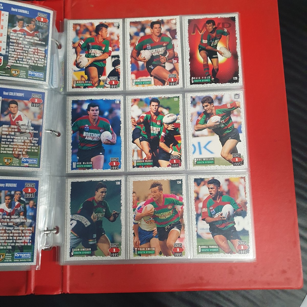 1994 & 1995 Dynamic Rugby League Series 1 Base Team Set - Plus More - Not Complete - Mega Cash Sydney