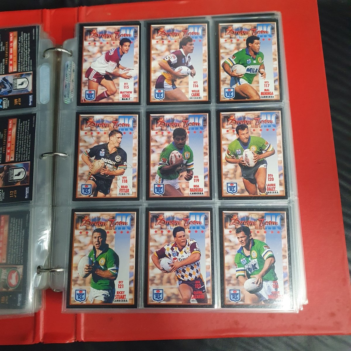 1994 & 1995 Dynamic Rugby League Series 1 Base Team Set - Plus More - Not Complete - Mega Cash Sydney