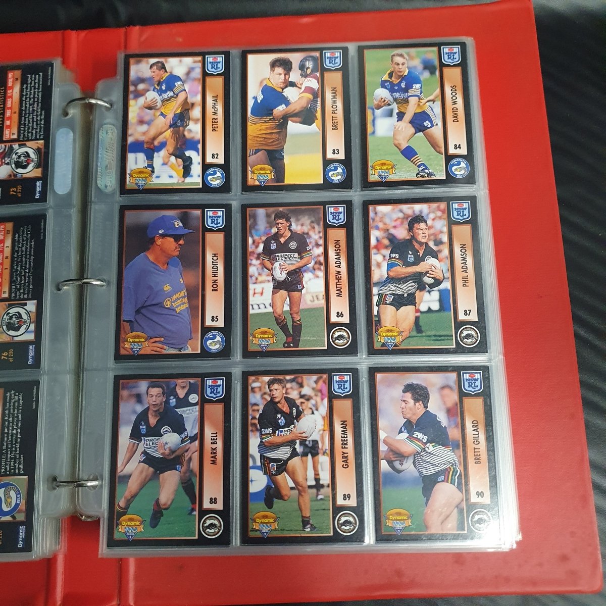 1994 & 1995 Dynamic Rugby League Series 1 Base Team Set - Plus More - Not Complete - Mega Cash Sydney