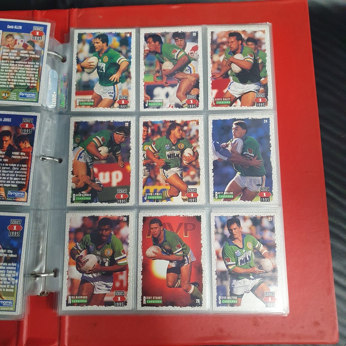 1994 & 1995 Dynamic Rugby League Series 1 Base Team Set - Plus More - Not Complete - Mega Cash Sydney