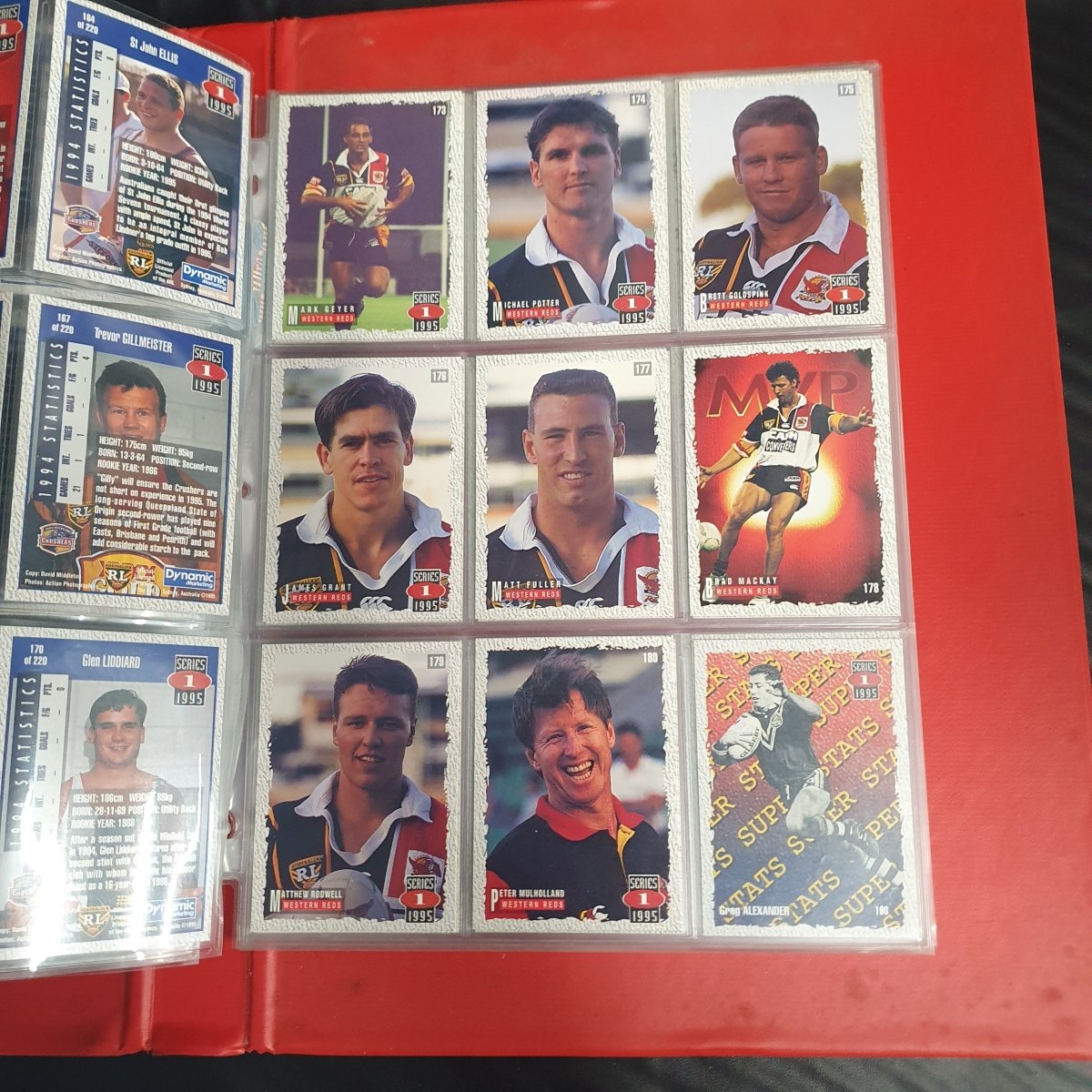 1994 & 1995 Dynamic Rugby League Series 1 Base Team Set - Plus More - Not Complete - Mega Cash Sydney