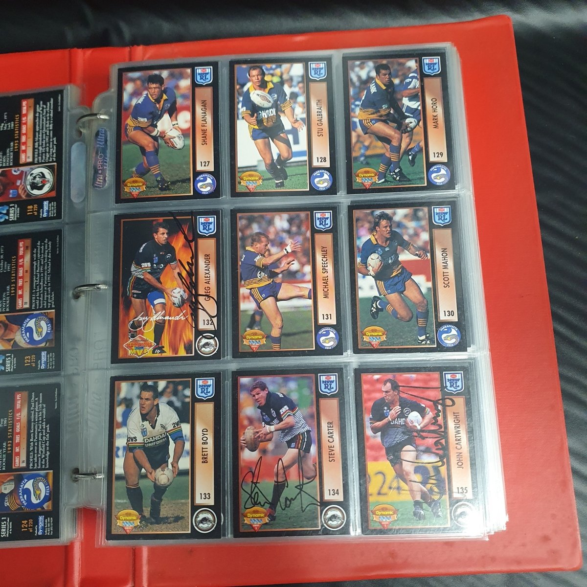 1994 & 1995 Dynamic Rugby League Series 1 Base Team Set - Plus More - Not Complete - Mega Cash Sydney