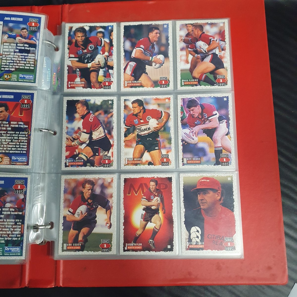 1994 & 1995 Dynamic Rugby League Series 1 Base Team Set - Plus More - Not Complete - Mega Cash Sydney