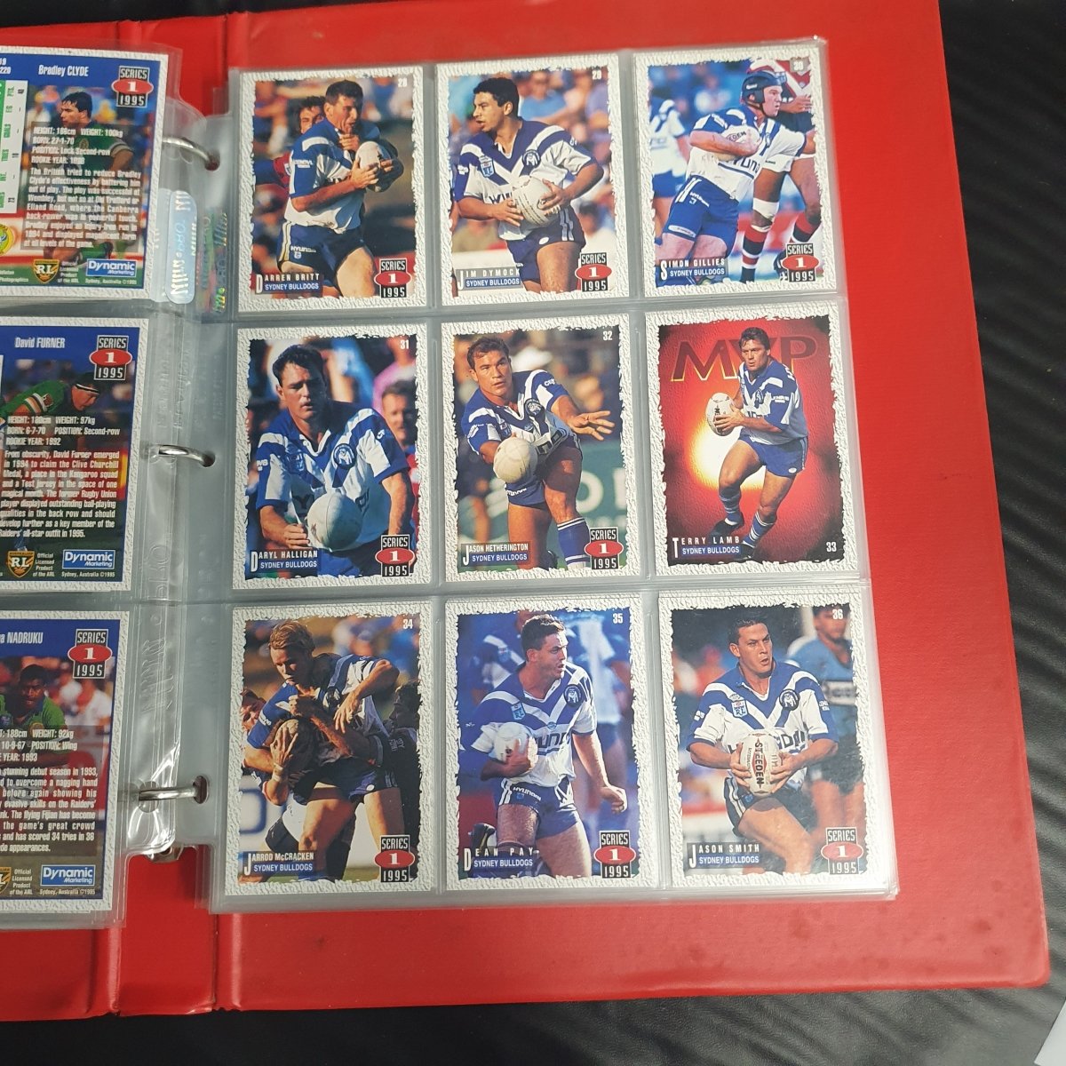 1994 & 1995 Dynamic Rugby League Series 1 Base Team Set - Plus More - Not Complete - Mega Cash Sydney