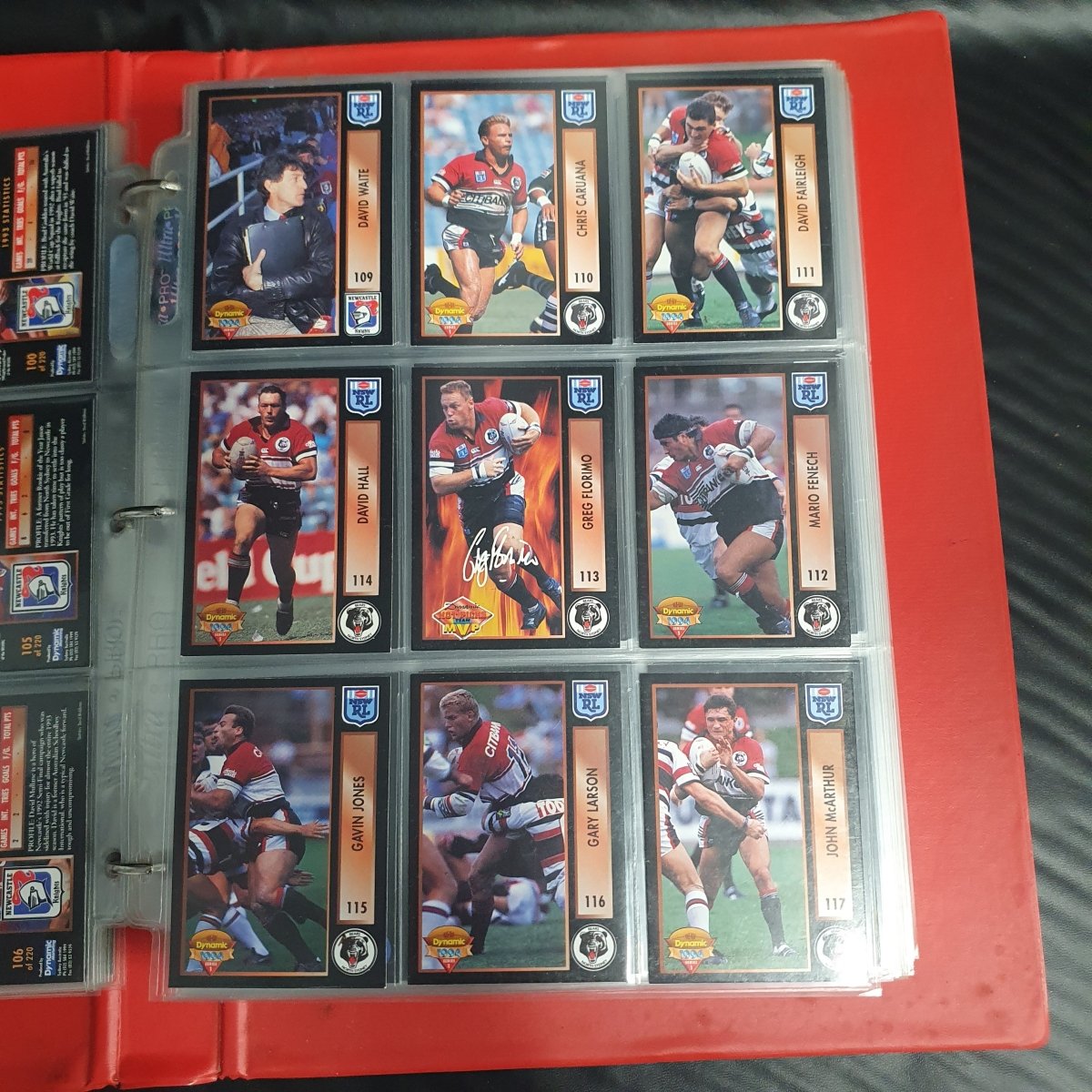 1994 & 1995 Dynamic Rugby League Series 1 Base Team Set - Plus More - Not Complete - Mega Cash Sydney